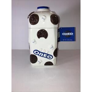 VINTAGE Nabisco Oreo Snowman Cookie Jar Houston Harvest NEW W/TAGS